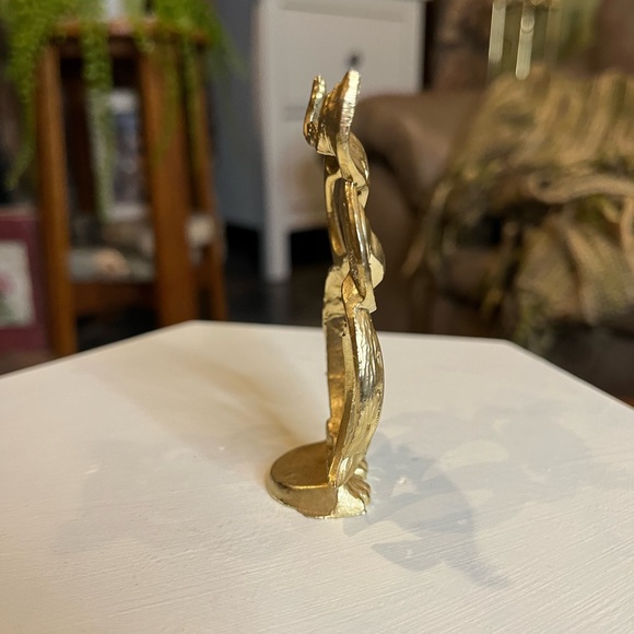 3.5” Vintage Brass Owl Earring Holder - Picture 2 of 7